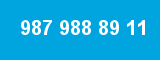987 988 89 11 987 988 89 11